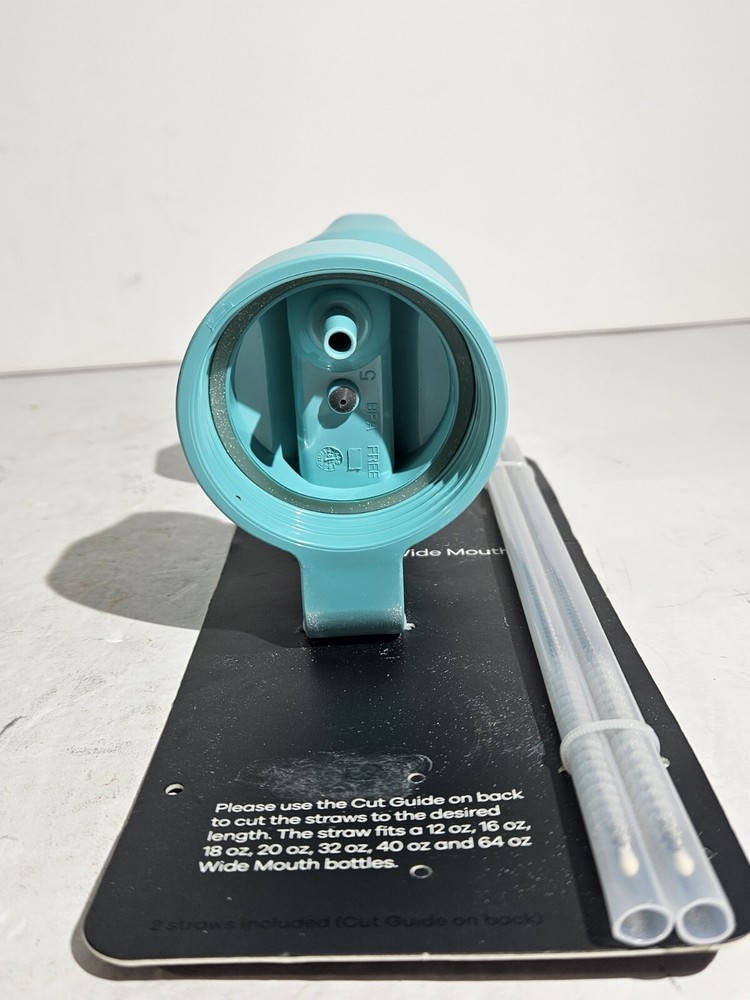 The Mass Wide Mouth Straw Lid - Mint