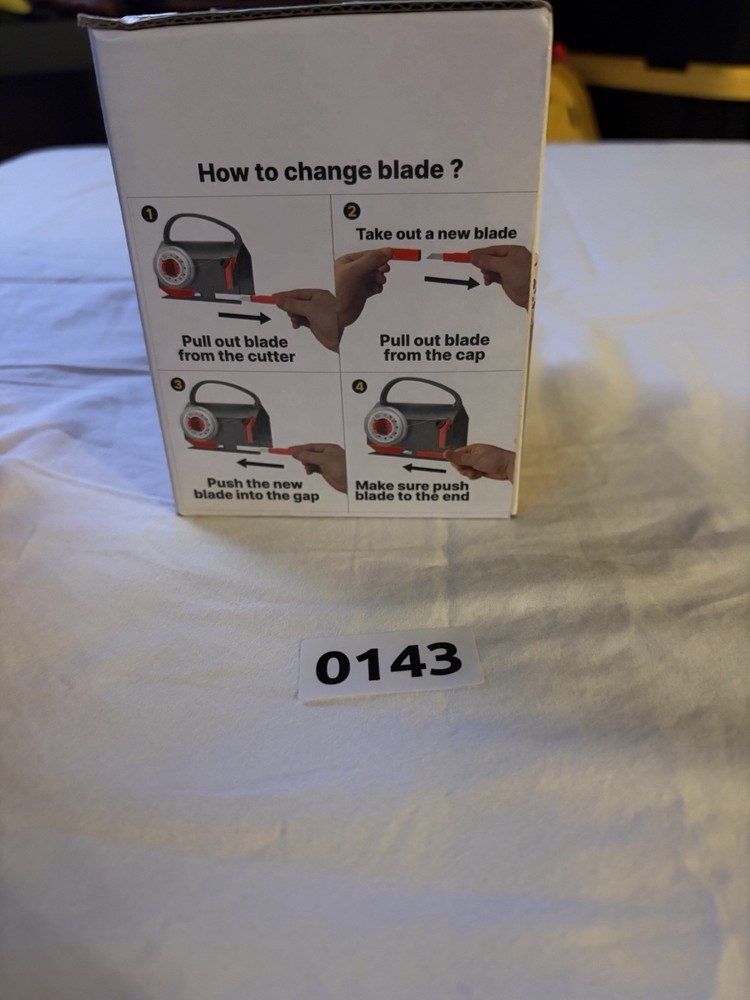 fangzi Dual Function Wrapping Paper Cutter & Tape Dispenser 2-Pack Handheld