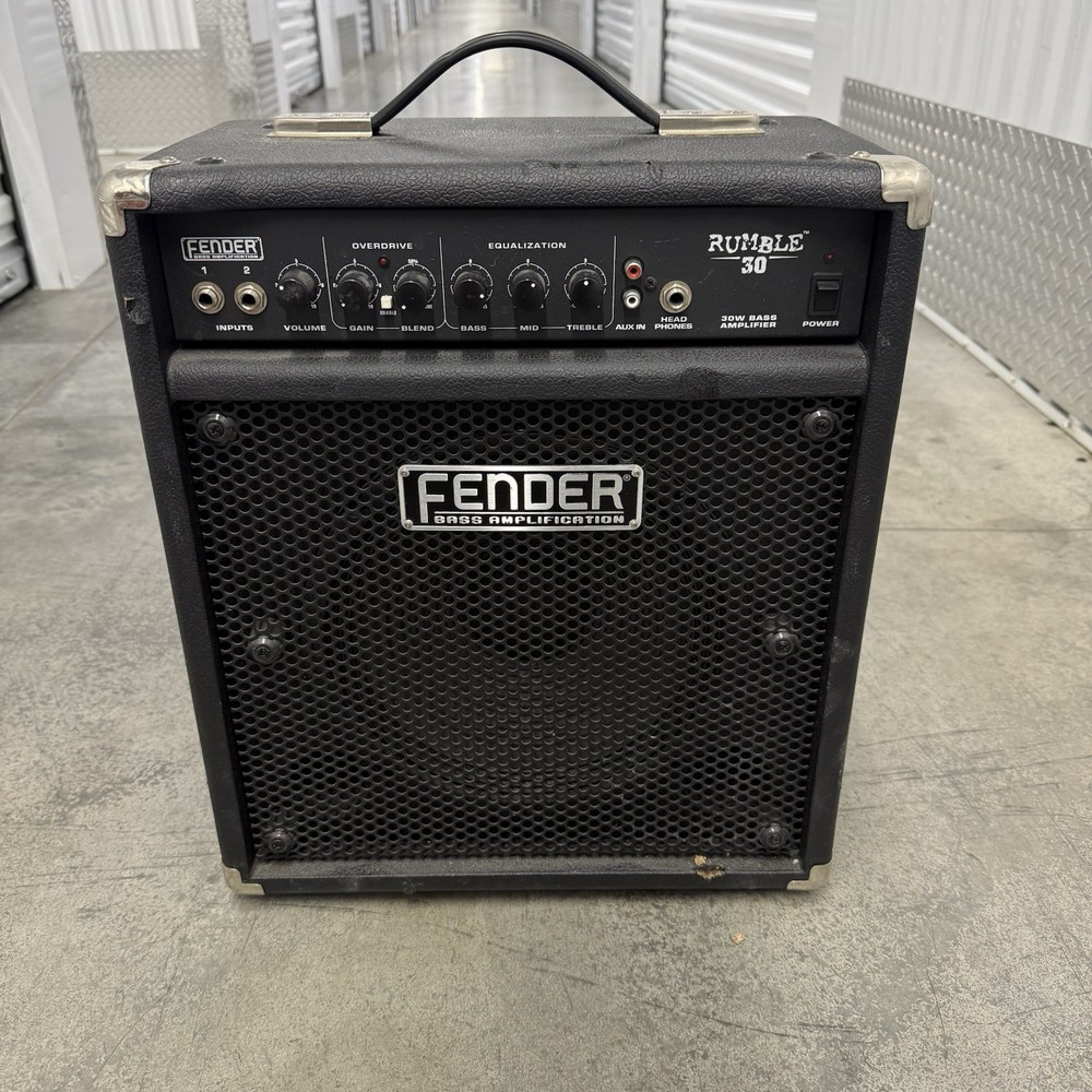 Fender 30W Bass Amplifier Rumble 30 - Tested & Working