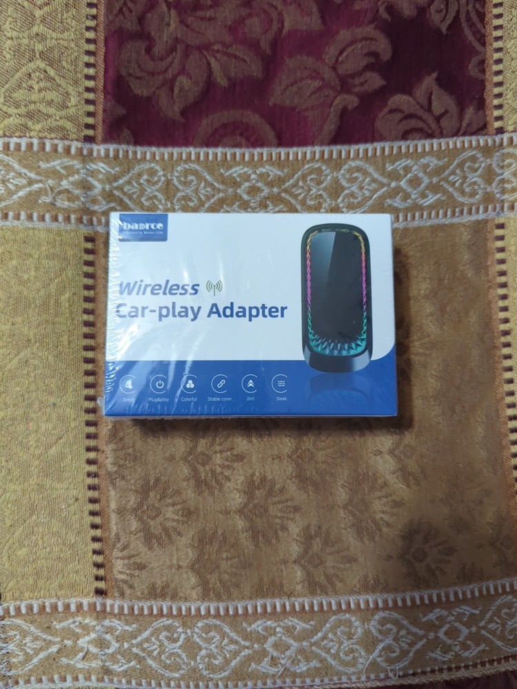 Baorce Wireless CarPlay Adapter – Plug & Play New Sealed Fast Shipping