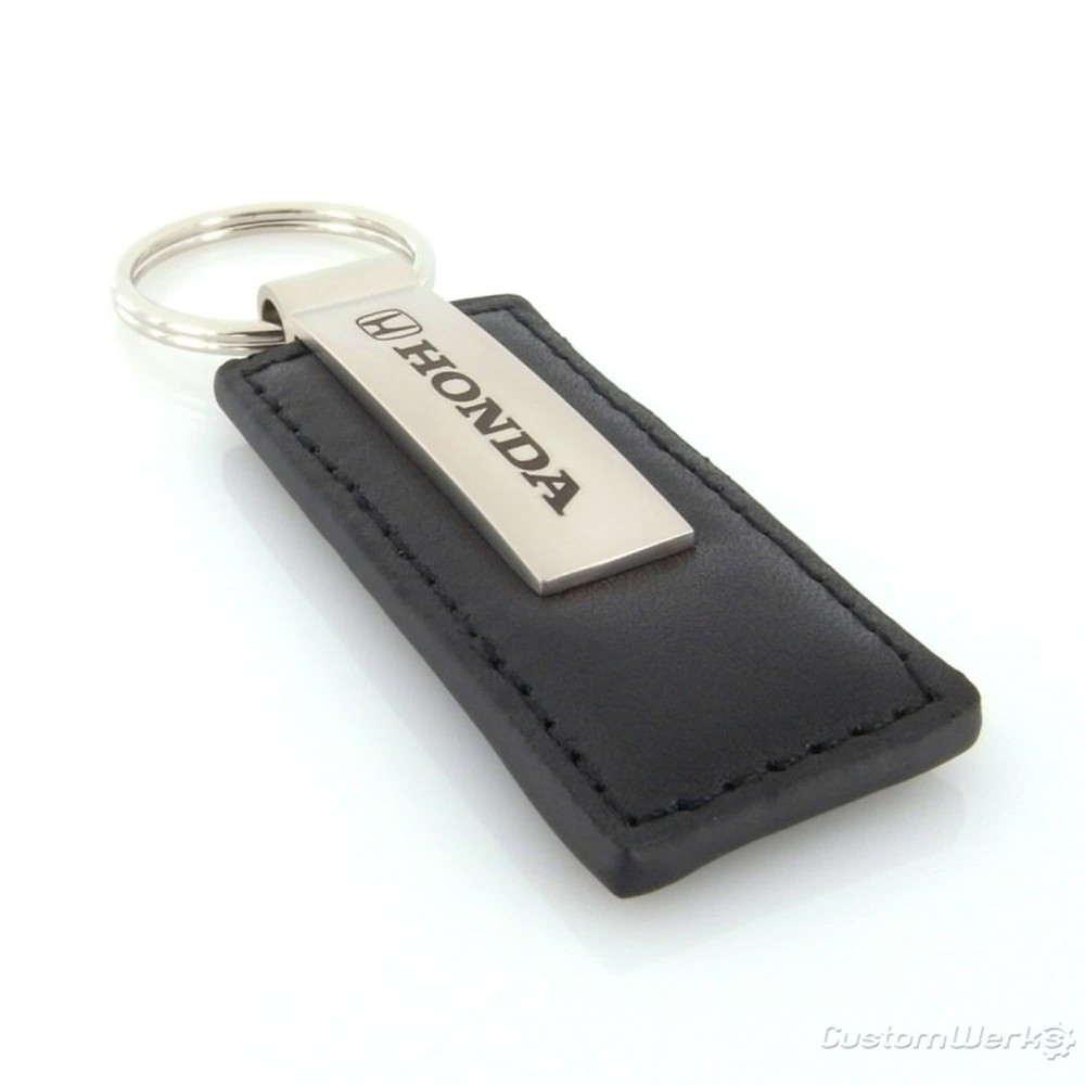 Honda Leather Keychain (Black)