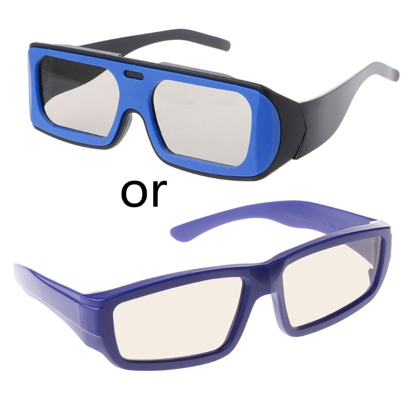 Light Simple Design 3D Stereo Viewing Glasses Polarized Lens Design Props