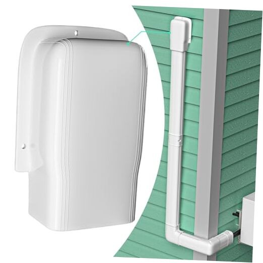 4" Width Wall Cover, Mini Split Line Set Cover Accessories for Mini 4" width