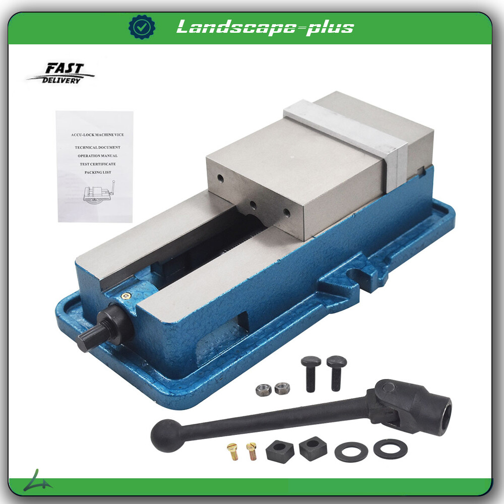 5" Lockdown CNC Milling Machine Vise Clamping Vice Precision Without Base