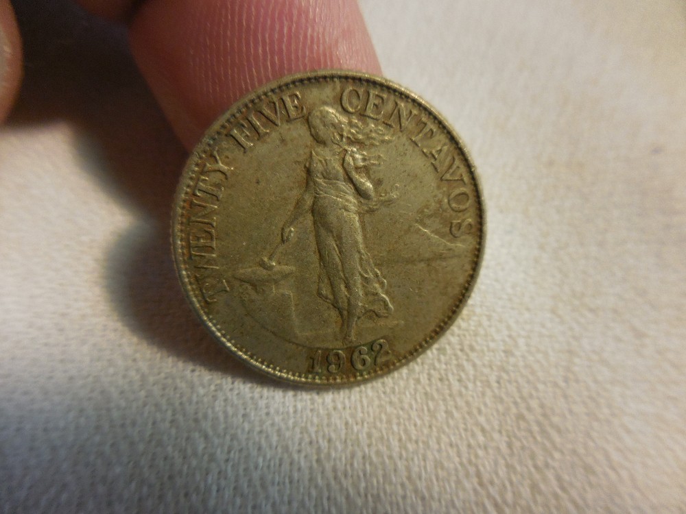 Philippines 1962 twenty five centavo