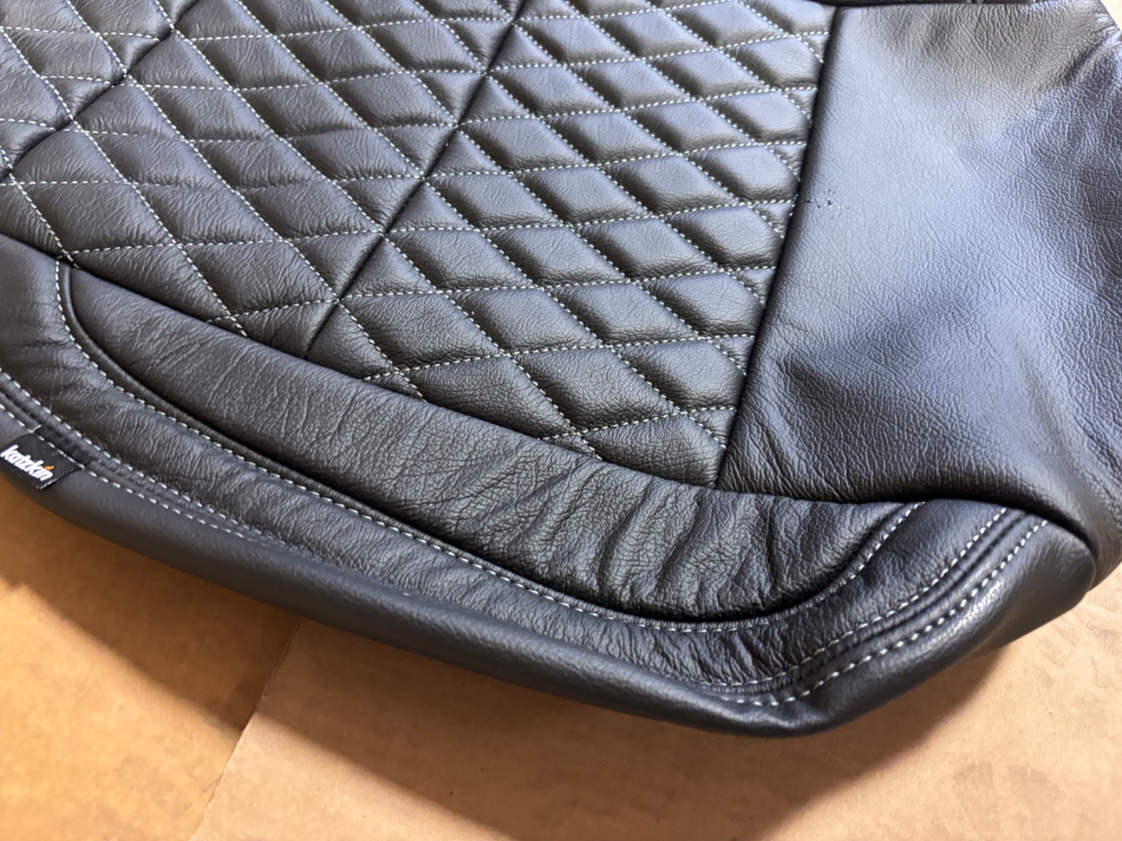 NEW KATZKIN SHERROD Leather Seat Skins FOR 22-25 CHEVY SILVERADO 1500 CREW