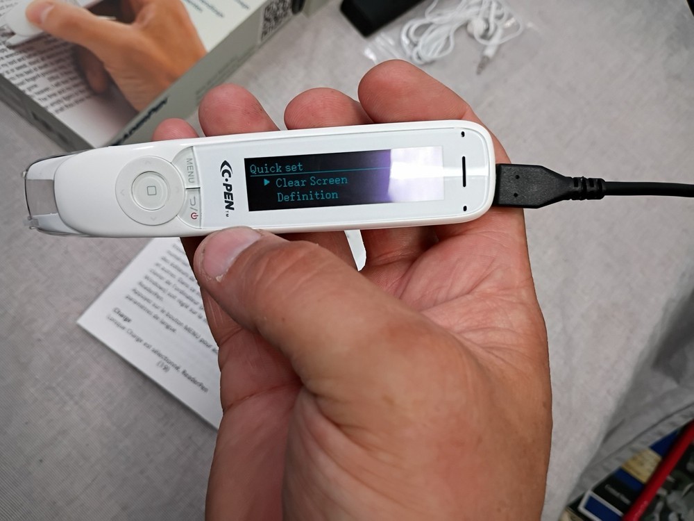 C Pen ReaderPen Text to Speech Reader Pen OCR - Battery doesn't hold charge