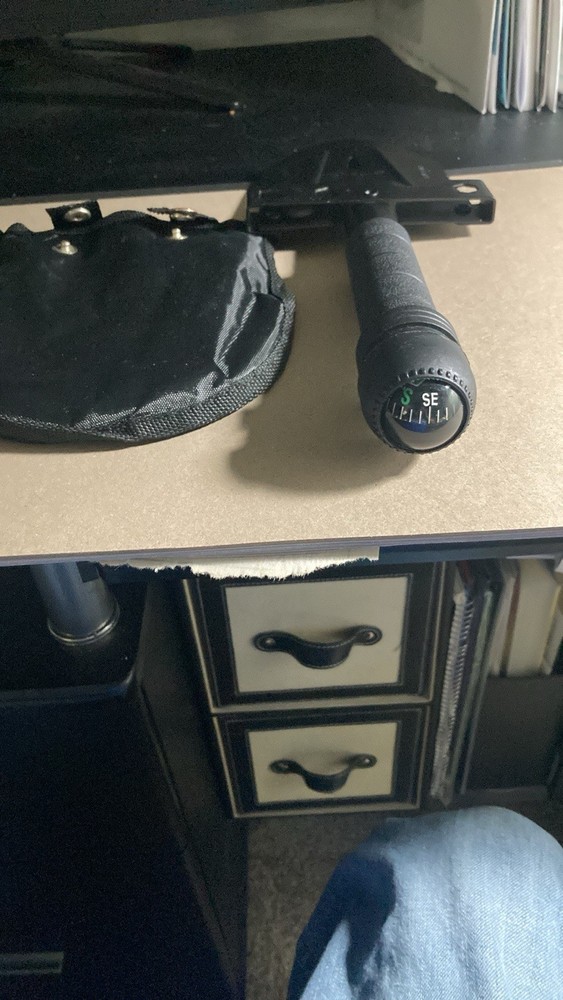 Eddie Bauer Camping Multitool Shovel With Compass And Sheath