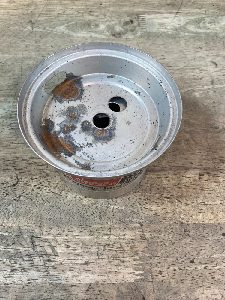 Coleman 5179 Propane Yard Light - Collar Globe Rest - Surface Rust