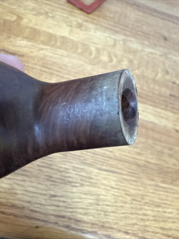 Comoy’s Satina Smooth Bent Brandy Pipe 56. Rough Shape