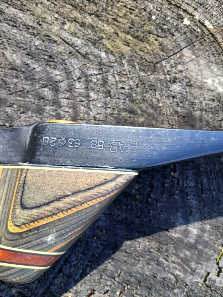 Black Widow MAB Recurve 63# strongman