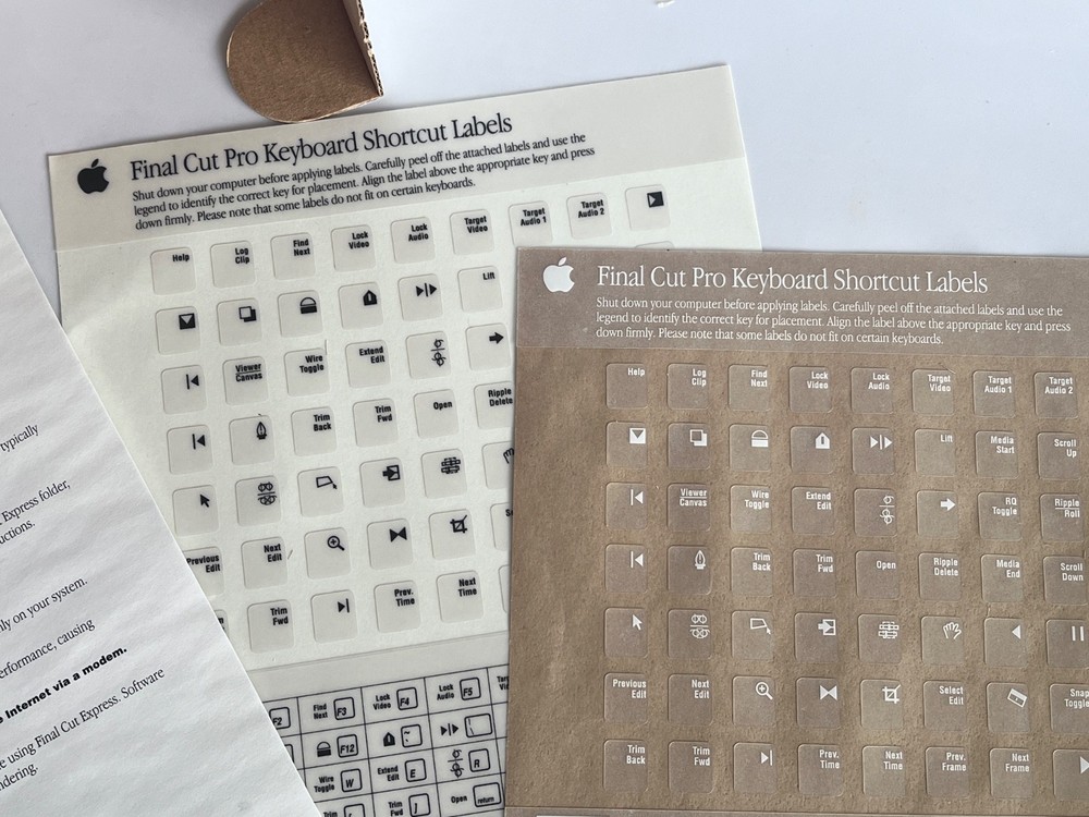Vintage Apple Final Cut Express - Edit Like A Pro, Sealed.