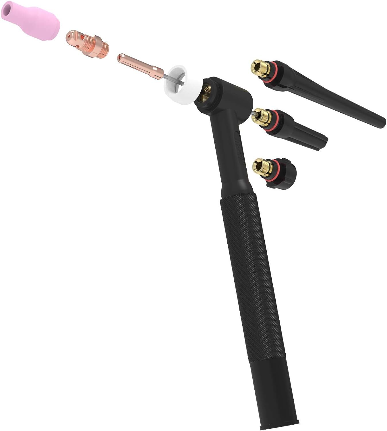 71Pcs TIG Welding Torch Stubby Gas Lens #12 Pyrex Glass Cup Kit For WP-17/18/26