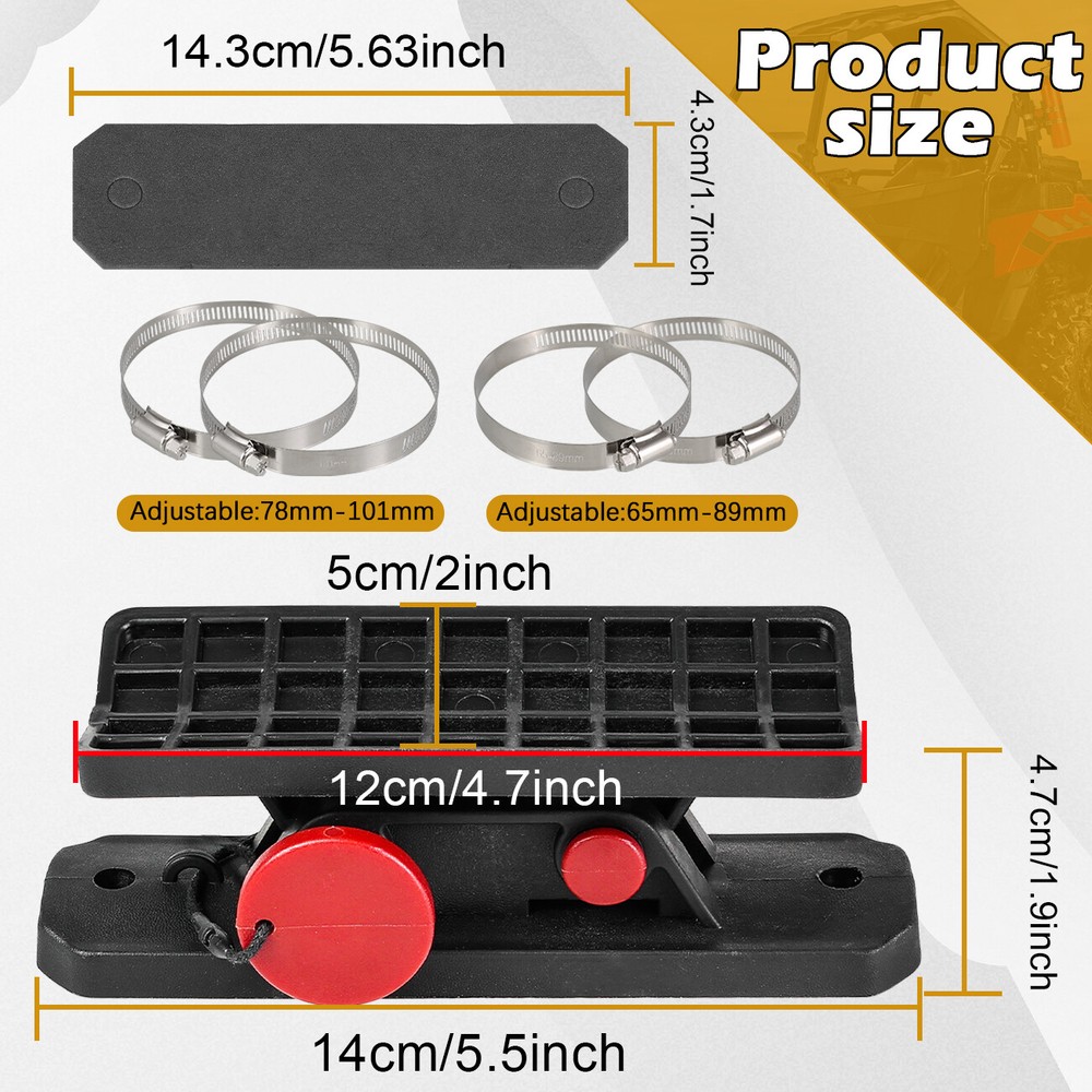 UTV Car Fire Extinguisher Holder Mount Bracket Adjustable Compatible with FOR JK