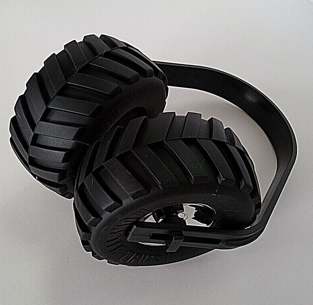 Kids Monster Truck Earmuffs W/Chrome Wheels Monster Jam Style SHIPS FREE