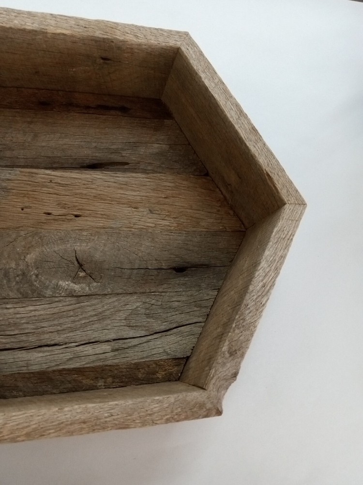 Handmade Barn Wood Tray Display