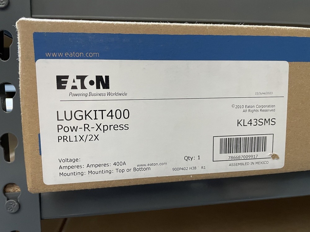 1-400 AMP 480V MAIN LUG PANELBOARD 42 SPACE 3PHASE 4WIRE COMPLETE PANEL