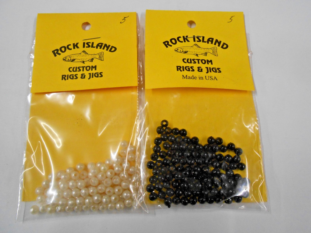 Round Plastic Beads  100 ct  MADE IN AMERICA!