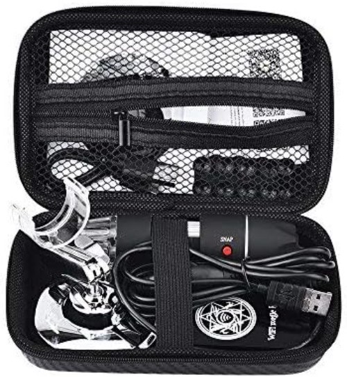 Elegant Waterproof USB Microscope Carrying Case – Compact & Stylish Design