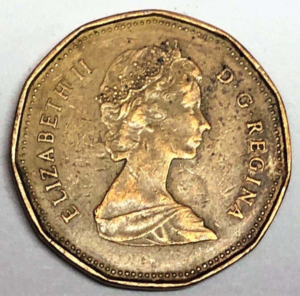 # C345 CANADA COIN, ONE DOLLAR 1989