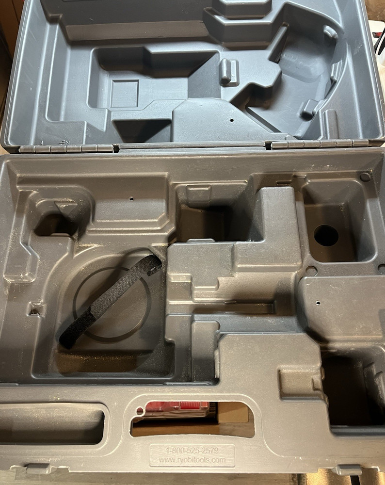 Ryobi 18v Cordless Circular Saw, Drill-Light, Battery CASE Only Model #580046034