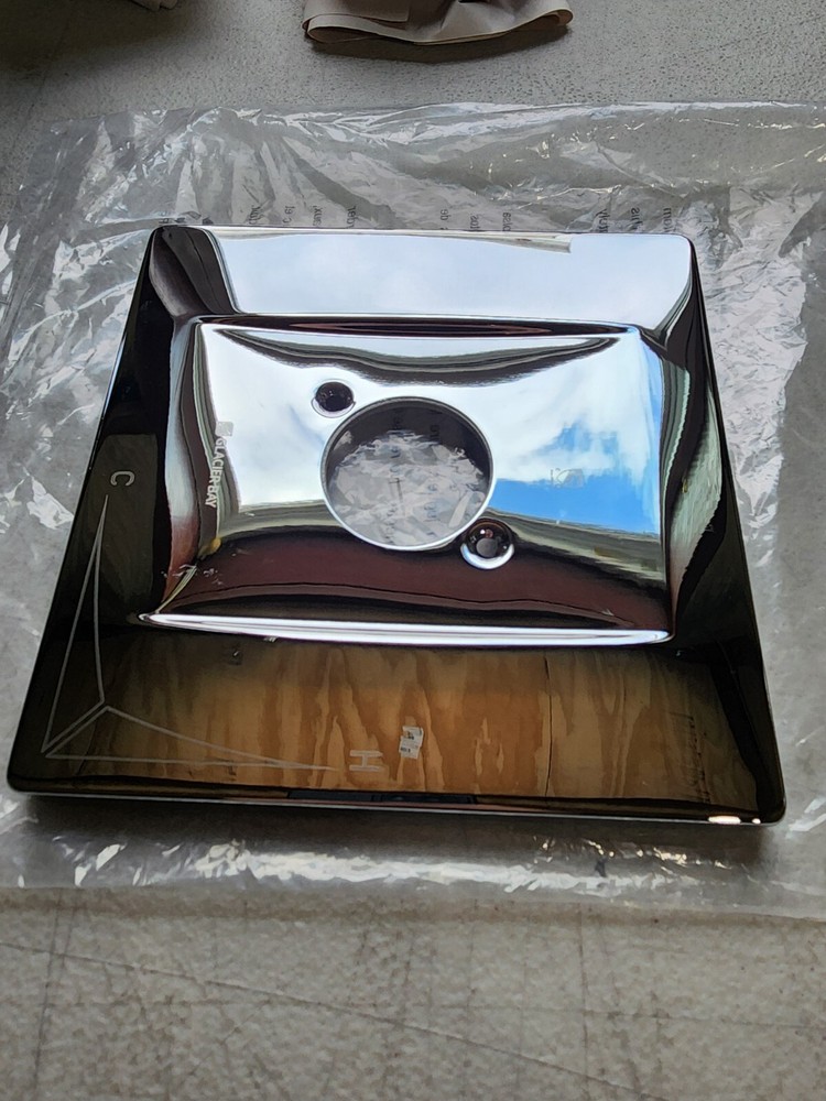 Glacier Bay Modern Plate Only In Chrome READ*