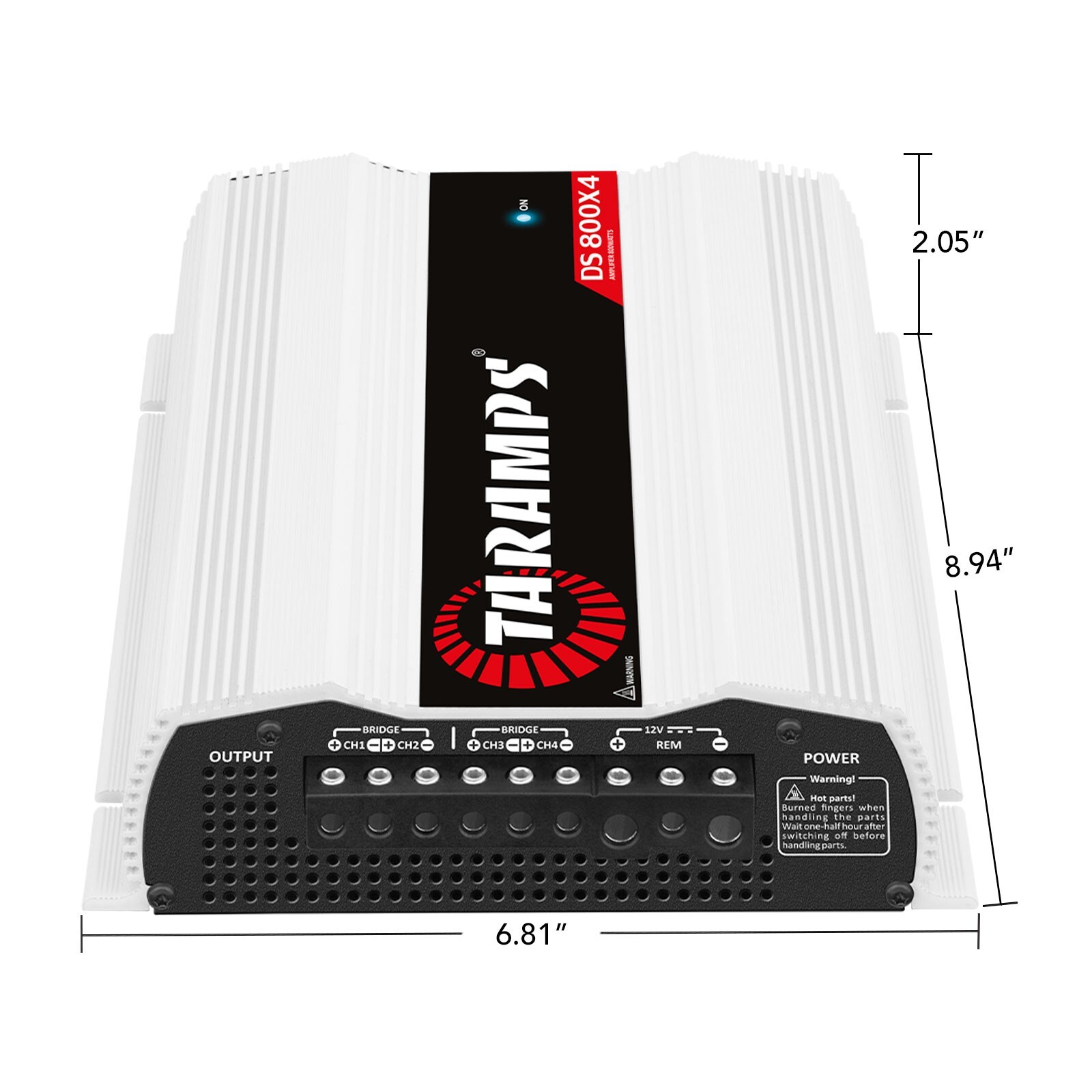 [US SELLER] Taramps DS 800x4 800 watts 2 Ohms Amplifier 4 Channel 800W RMS