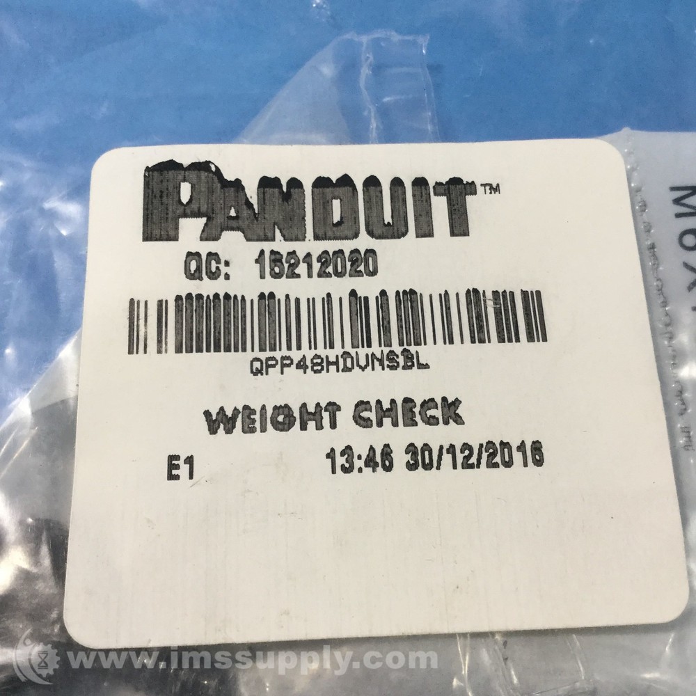 Panduit 15212020 QN Patch Panel 6274