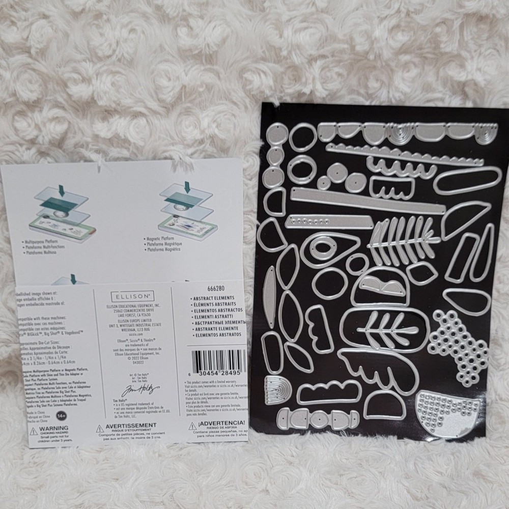 Tim Holtz Sizzix Thinlits Abstract Elements