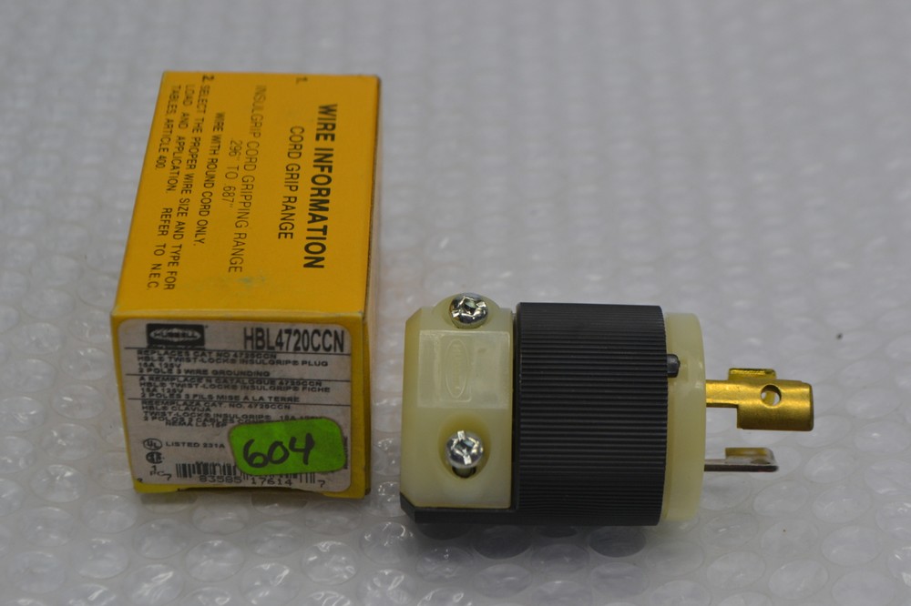 HUBBELL HBL4720CCN PLUG NSMP