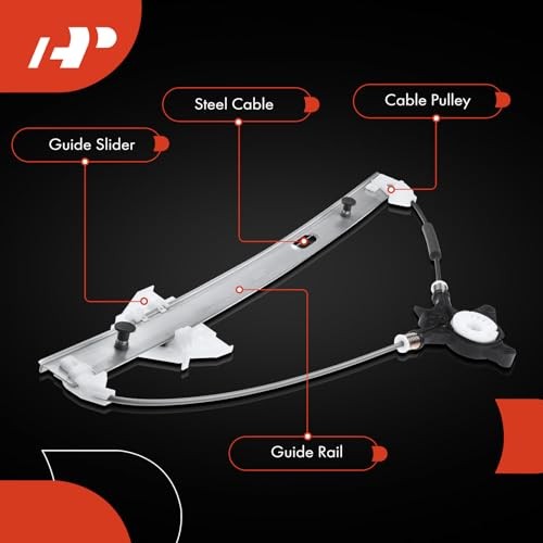 Electric Power Window Regulator Without Motor Compatible Front Driver (LH)