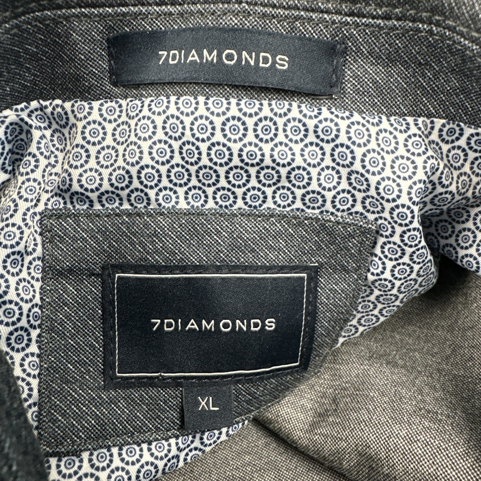 7 Diamonds Mendocino Blazer Men XL Blue 2 Button Dual Vented Stretch BLZ8303