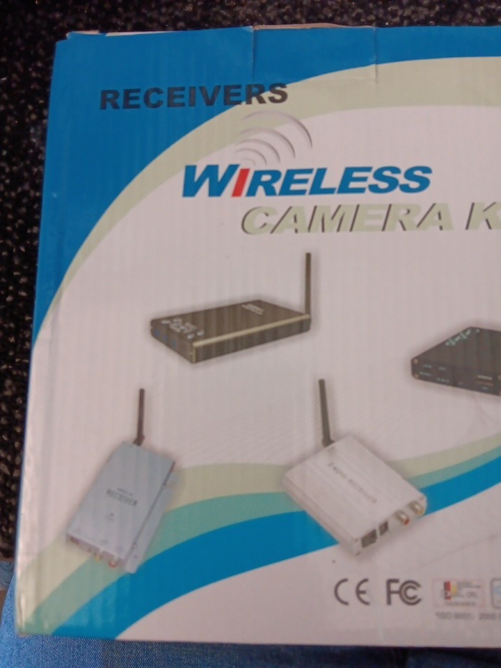 Wireless Camera Kit Receivers Skip-type Push-button USB2.0 Port W/ AV Cable