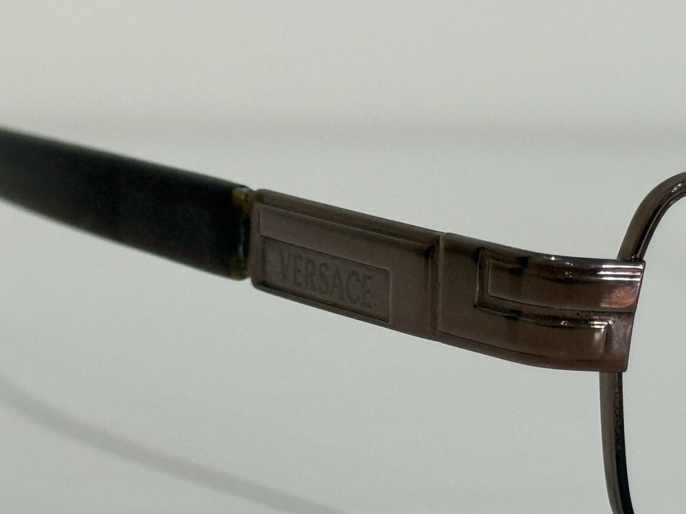 Versace MOD Square Bronze Brown Eyeglasses Frame Only 53-16-135