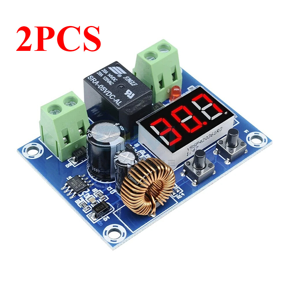 2 Pcs 12V-36V Battery Low Voltage cut off On Switch Controller Protection Module