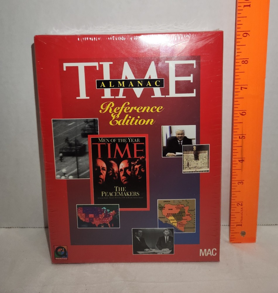 Time Almanac 1994 Reference Edition CD  Apple Mac Computer VINTAGE SEALED RARE