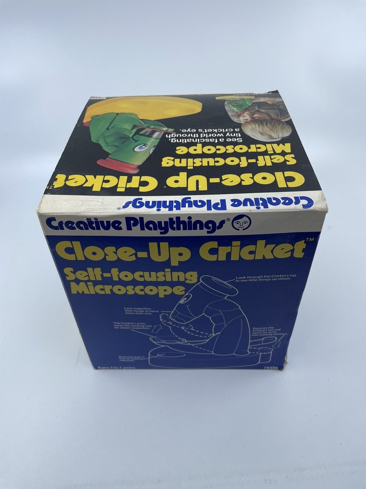 Vintage Creative Playthings Close-Up Cricket Microscope Educational Toy
