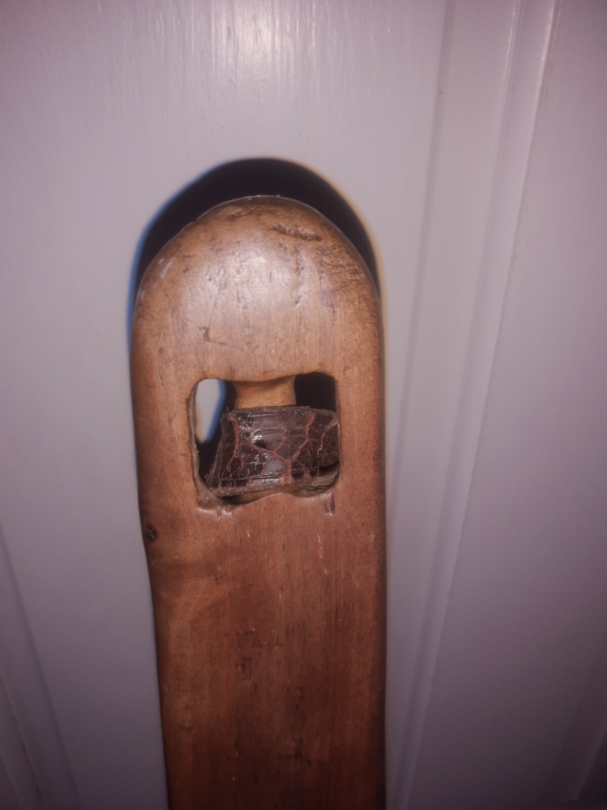 Antique Wooden Prosthetic Peg Leg Civil War Era 1860's Ky Find Kitsch Oddity Vtg