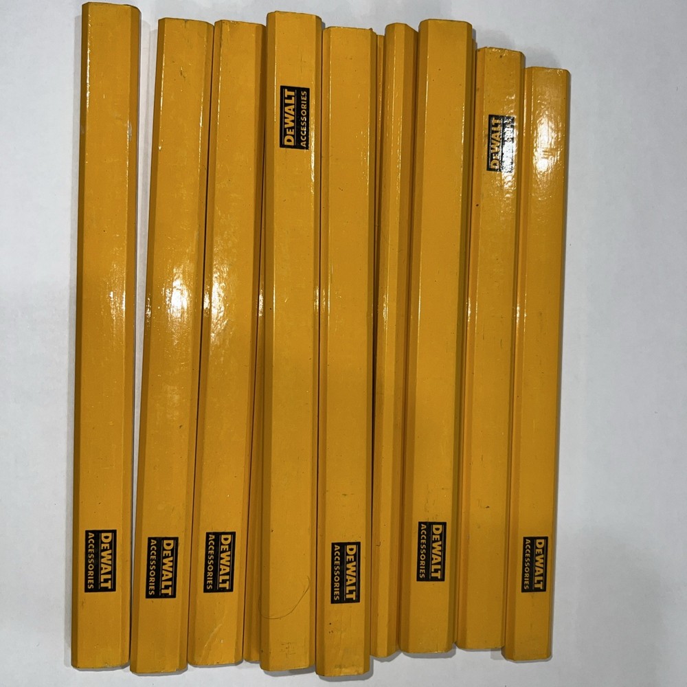 (12) NEW Dewalt Contractor Carpenter Pencils