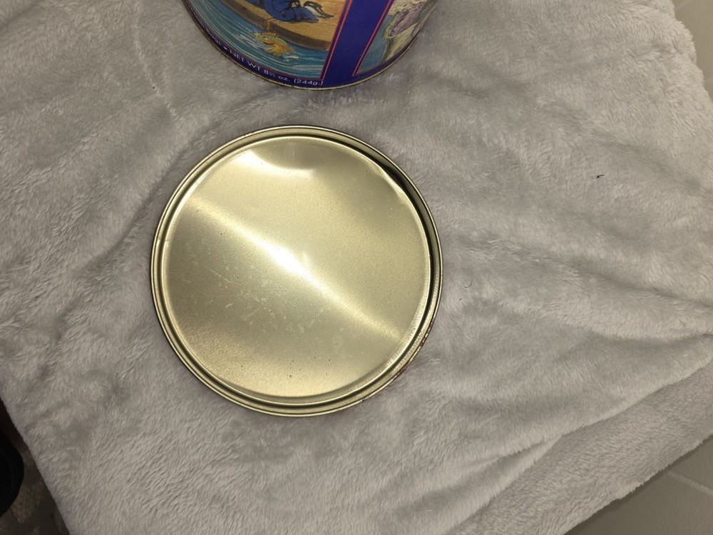 Vintage Pass Around Your Cracker Jack Tin 8" Tall Dated 1992