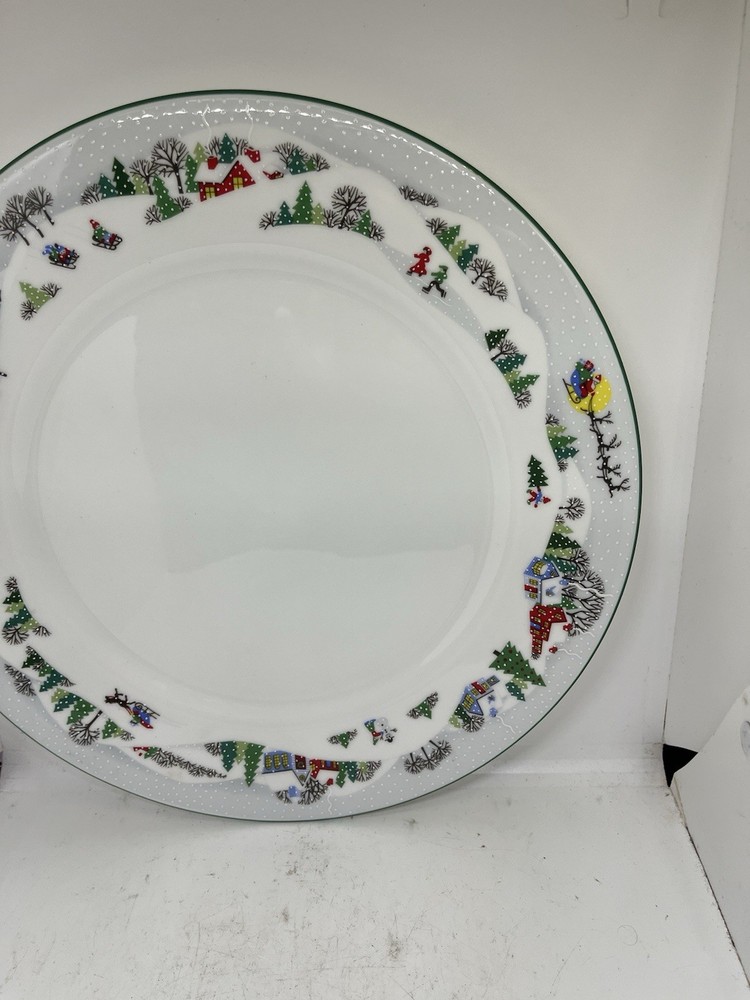 Lenox Sleighride 5 Piece Place Setting As Found Read Description