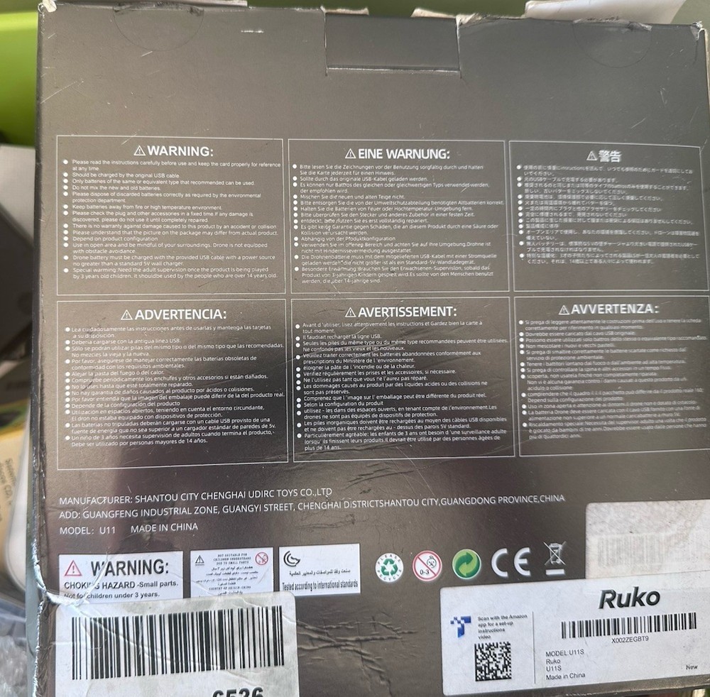 Ruko U11 foldable GPS drone with a 4K camera May need Better Blades