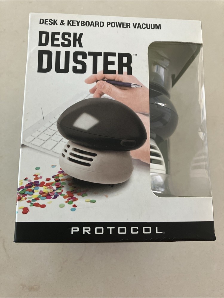 PROTOCOL COMPUTER KITCHEN TABLE LAPTOP OFFICE DESK KEYBOARD POWER VACUUM DUSTER