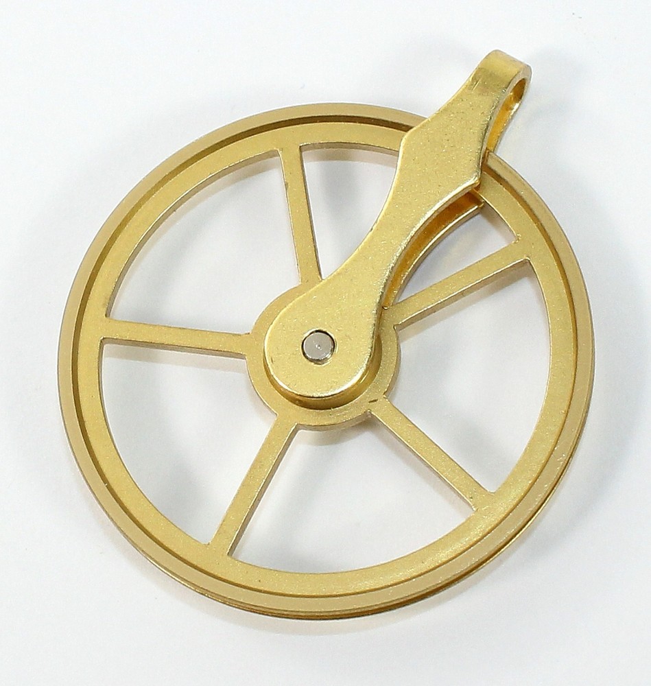 BRASS PULLEY FOR CLOCK CABLE -1-3/8 INCH - LL21