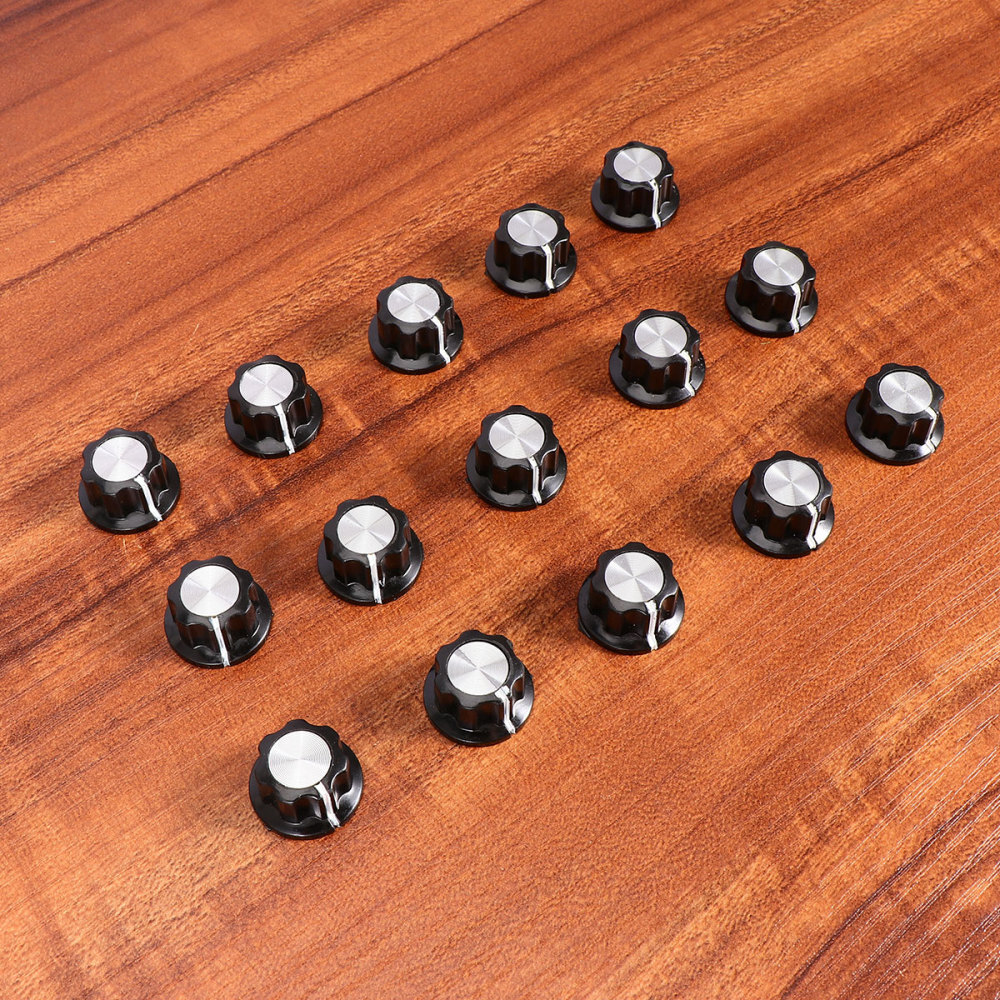 15 Pcs Electric Guitar Tone Knobs Guitar Amplifier Knobs Electric Guitar Knob