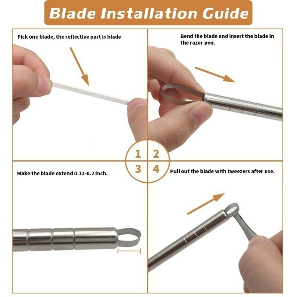 Hair Carving Tool with replacement razors