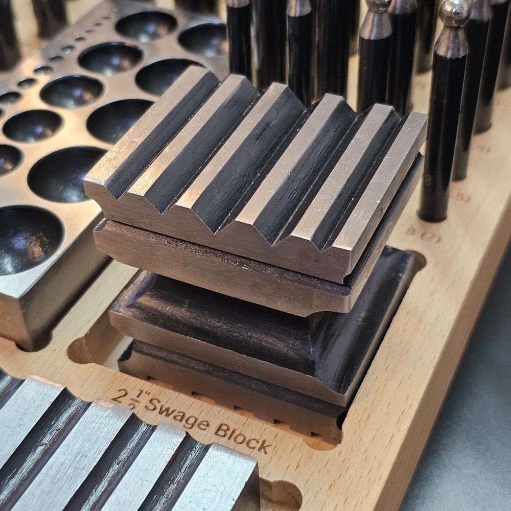 DIY Making Gold Silver Copper Jewelry Processing Gold Beating Dapping Tool Kit