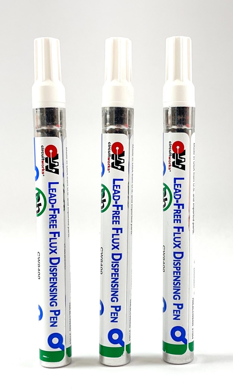 Chemtronics Lead-Free Flux Dispensing Pen 9 g CW8400 Set of 3