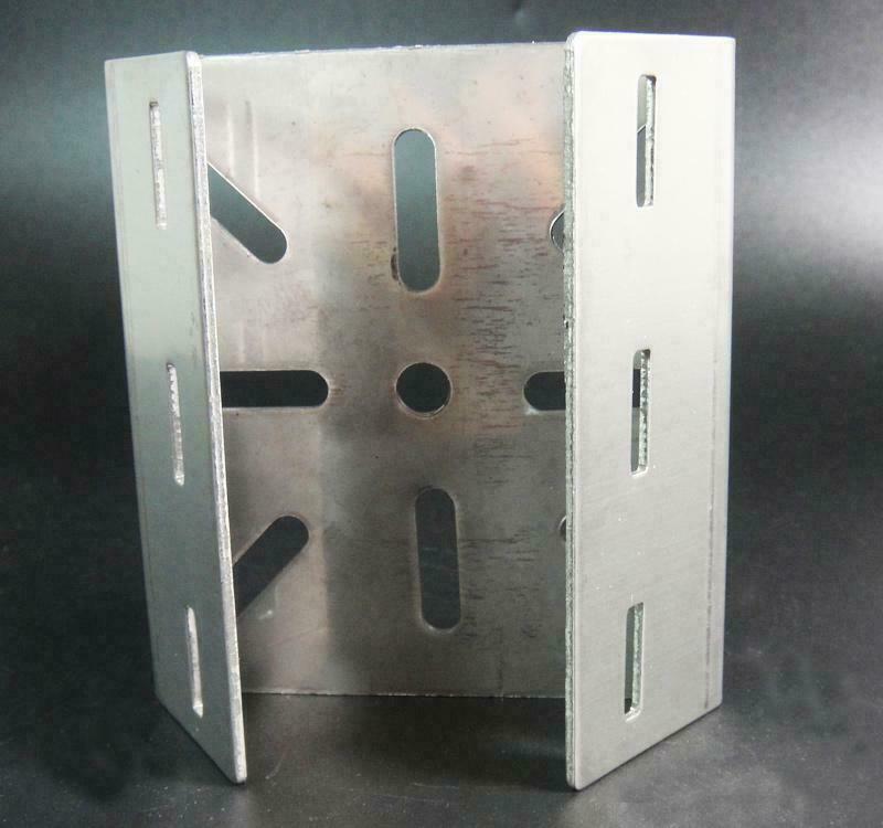 Post Pipe Pole Base Hose Clamps Mounting Bracket Arm for CCTV Security Camera