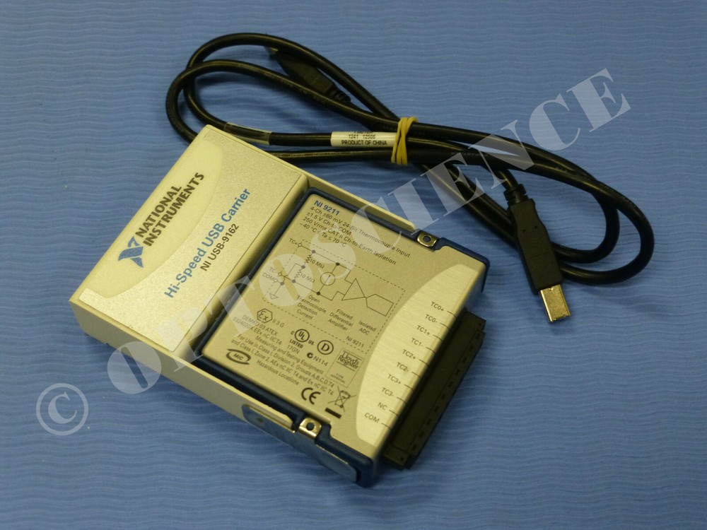 National Instruments USB-9211A Temperature Input Module, NI-9211 with USB-9162